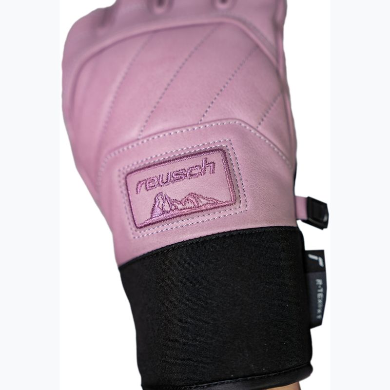 Ski gloves Reusch Legacy R-Tex XT black/orchid haze 6