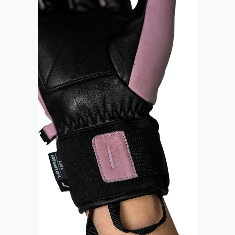 Ski gloves Reusch Legacy R-Tex XT black/orchid haze 7