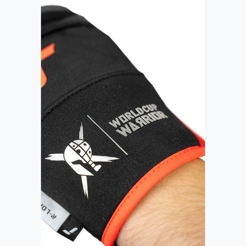 Men's ski gloves Reusch Alpine Master black/silver/fluo red 8