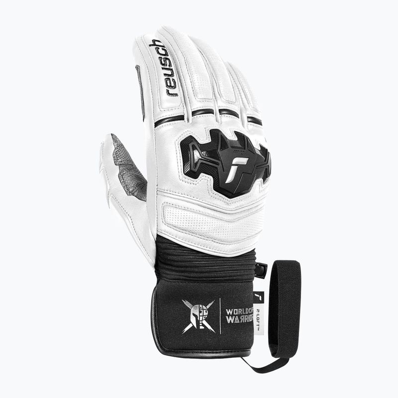 Ski gloves Reusch Champ white / black 2
