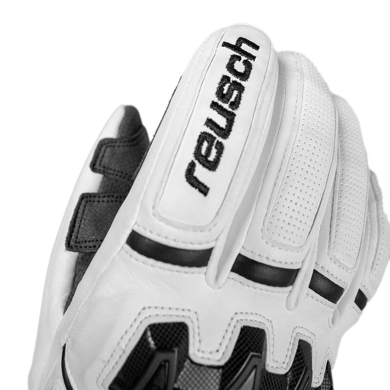 Ski gloves Reusch Champ white / black 5