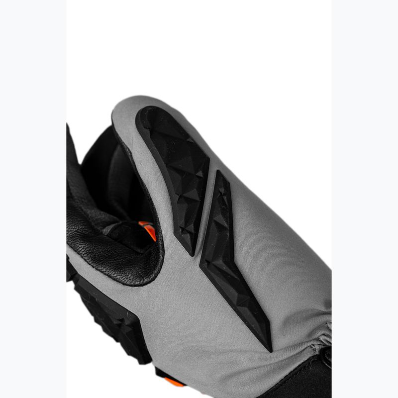 Men's ski gloves Reusch Ultra steel grey / black / shoc 7
