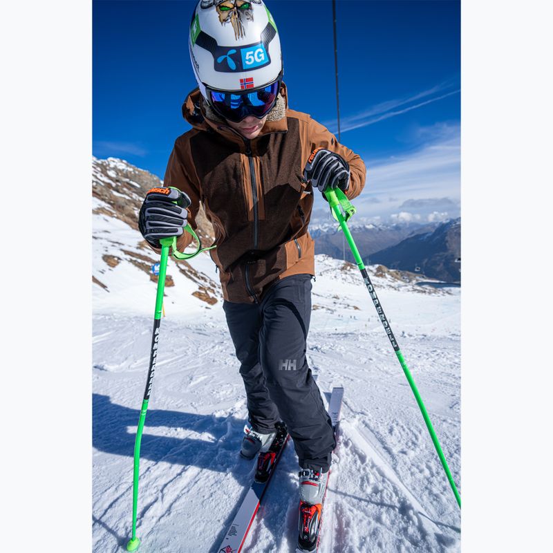 Men's ski gloves Reusch Ultra steel grey / black / shoc 10