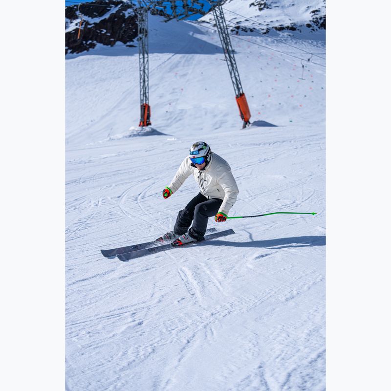 Men's ski gloves Reusch Ultra black/fluo red 6