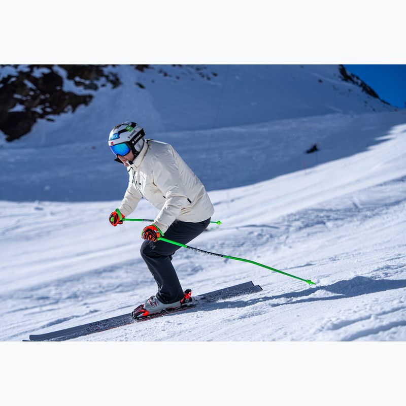 Men's ski gloves Reusch Ultra black/fluo red 8