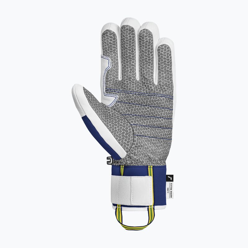 Ski gloves Reusch Lucas Braathen white/wurf the web 3