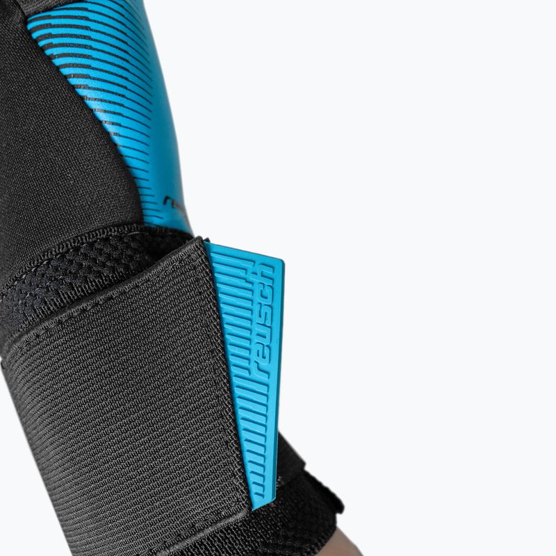 Goalkeeper gloves Reusch Attrakt Aqua Evolution black/shocking orange/aqua blue 7