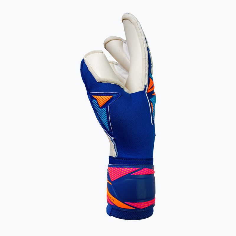 Goalkeeper gloves Reusch Attrakt Duo Evolution sharp blue/white/shocking orange 4