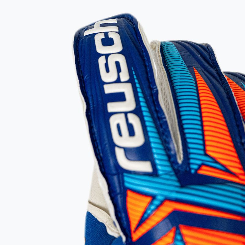 Goalkeeper gloves Reusch Attrakt Duo Evolution sharp blue/white/shocking orange 6