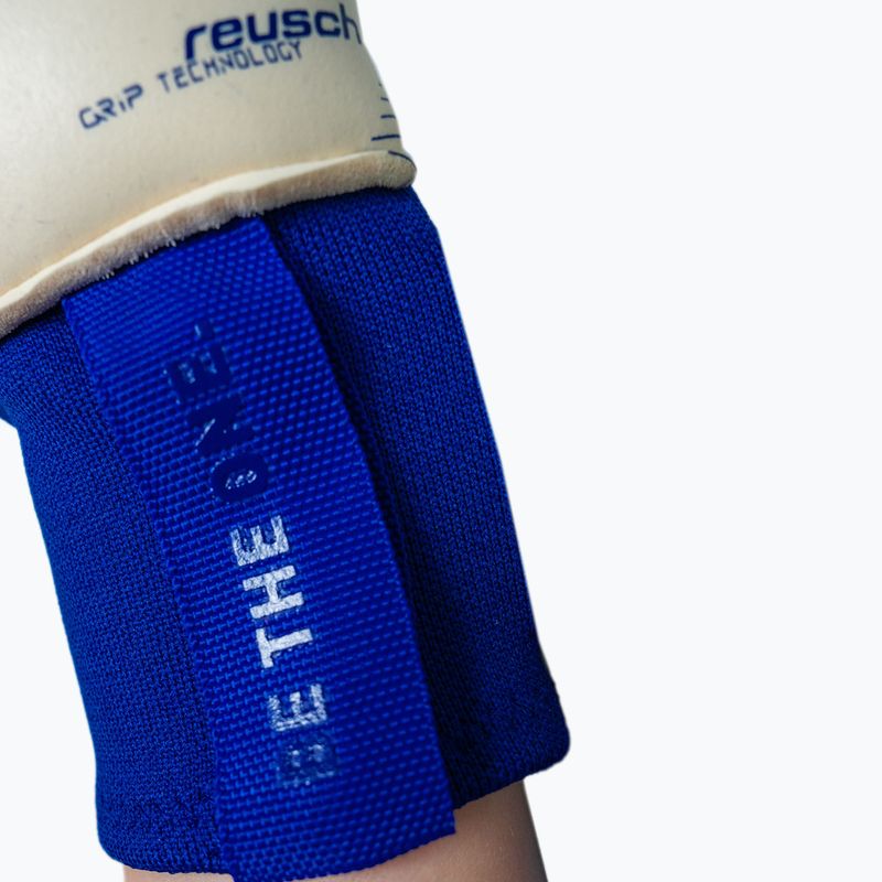 Goalkeeper gloves Reusch Attrakt Gold X NC Gravity sharp blue/white/shocking orange 8