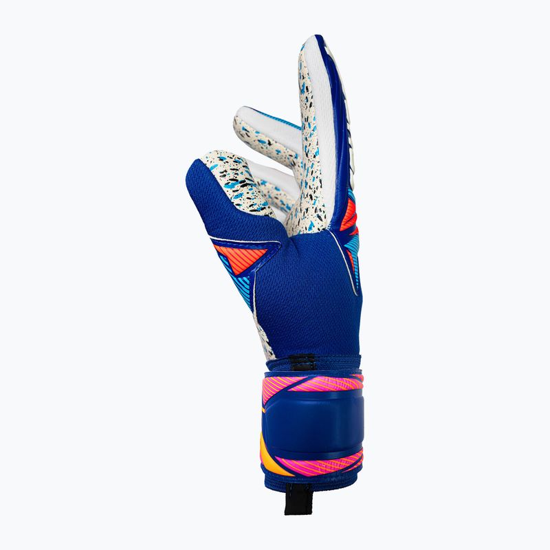 Goalkeeper gloves Reusch Attrakt Fusion NC sharp blue/white/shocking orange 4