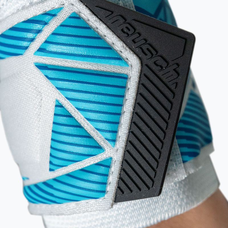 Goalkeeper gloves Reusch Attrakt SpeedBump white/light blue 8