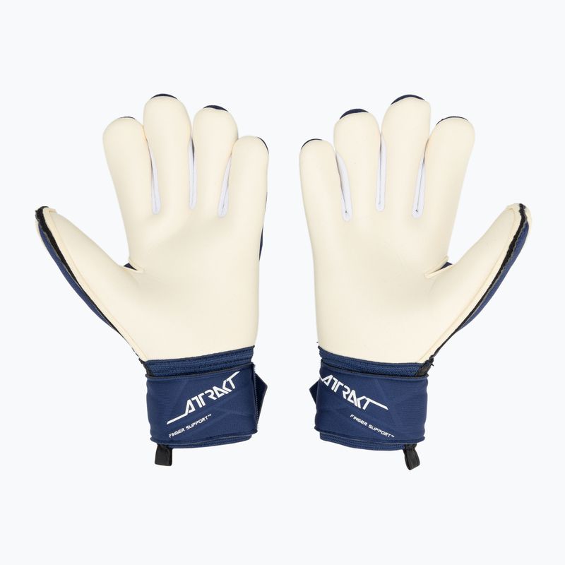 Goalkeeper gloves Reusch Attrakt Freegel Gold X Finger Support Junior premium blue/white 3