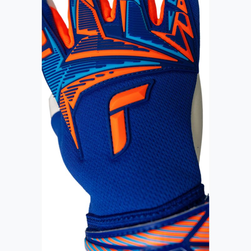 Goalkeeper gloves Reusch Attrakt Freegel Advance sharp blue/shocking orange 6