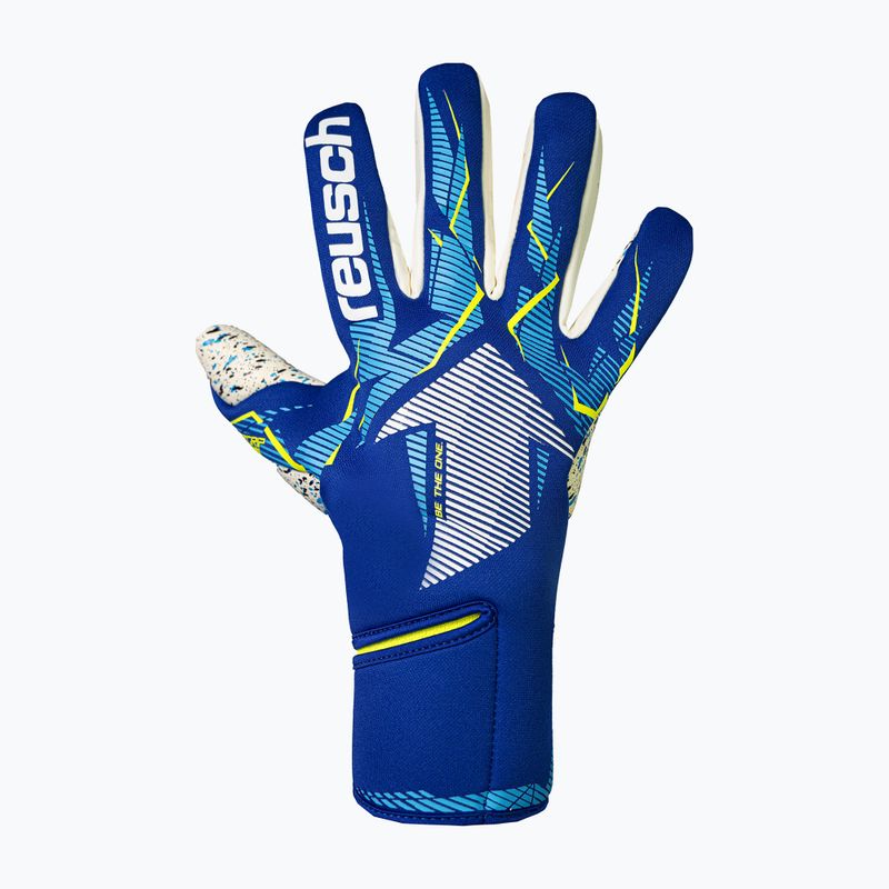 Goalkeeper gloves Reusch Fastgrip Fusion sharp blue/white 2