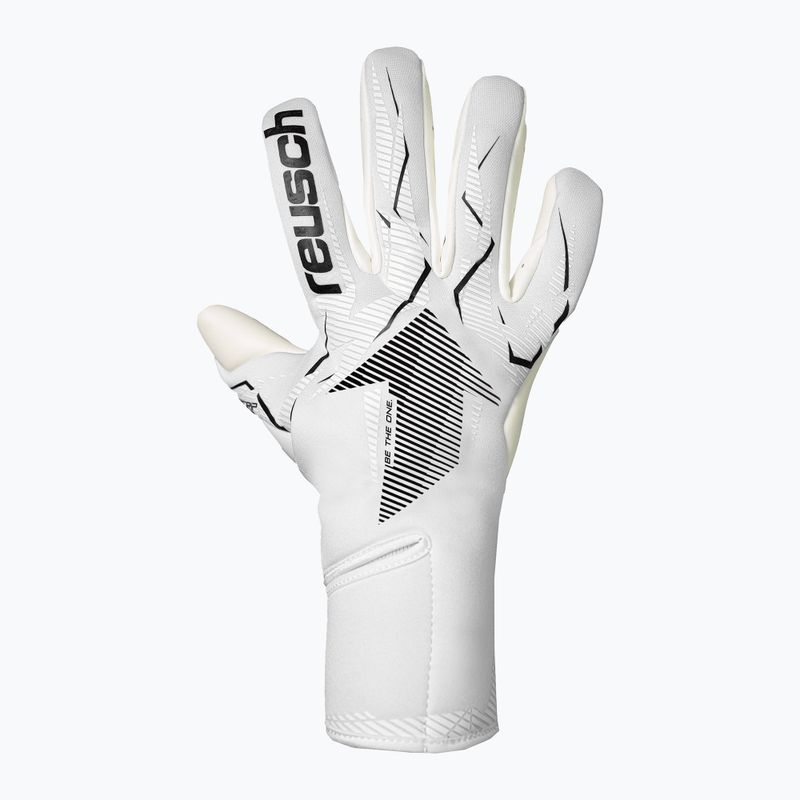 Goalkeeper gloves Reusch Fastgrip Gold X white 2