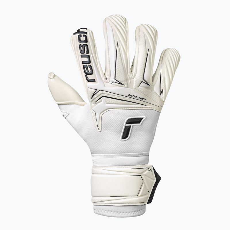 Goalkeeper gloves Reusch Attrakt Gold X Ortho-Tec white 2