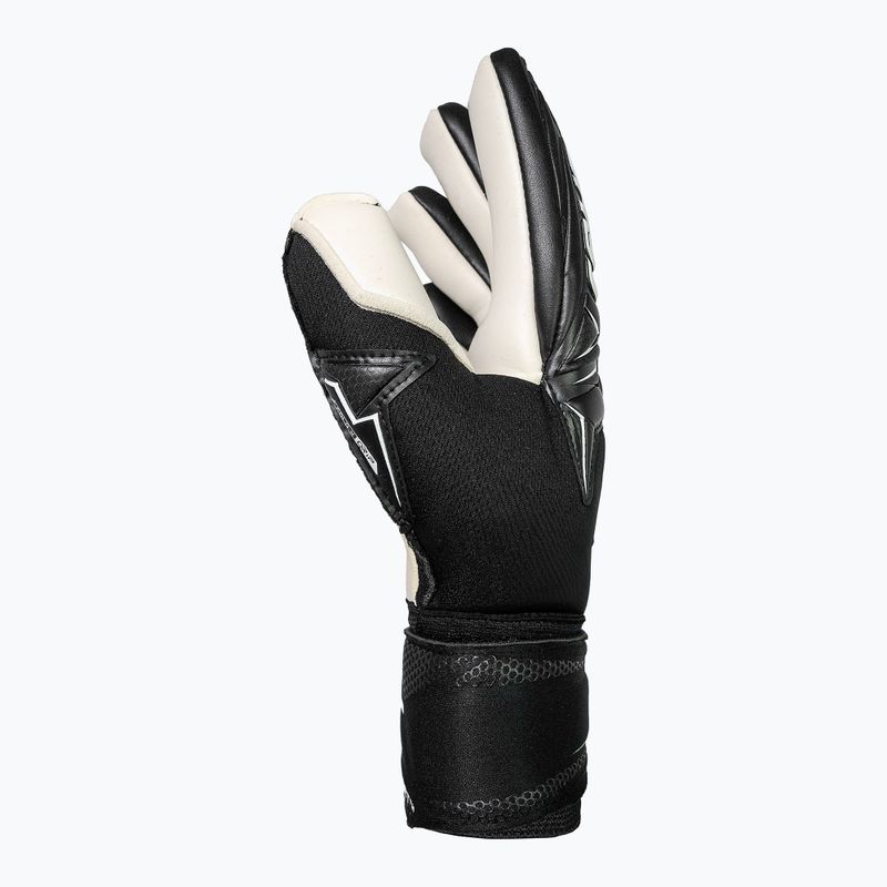 Goalkeeper gloves Reusch Attrakt Gold X NC Finger Support black/white 4