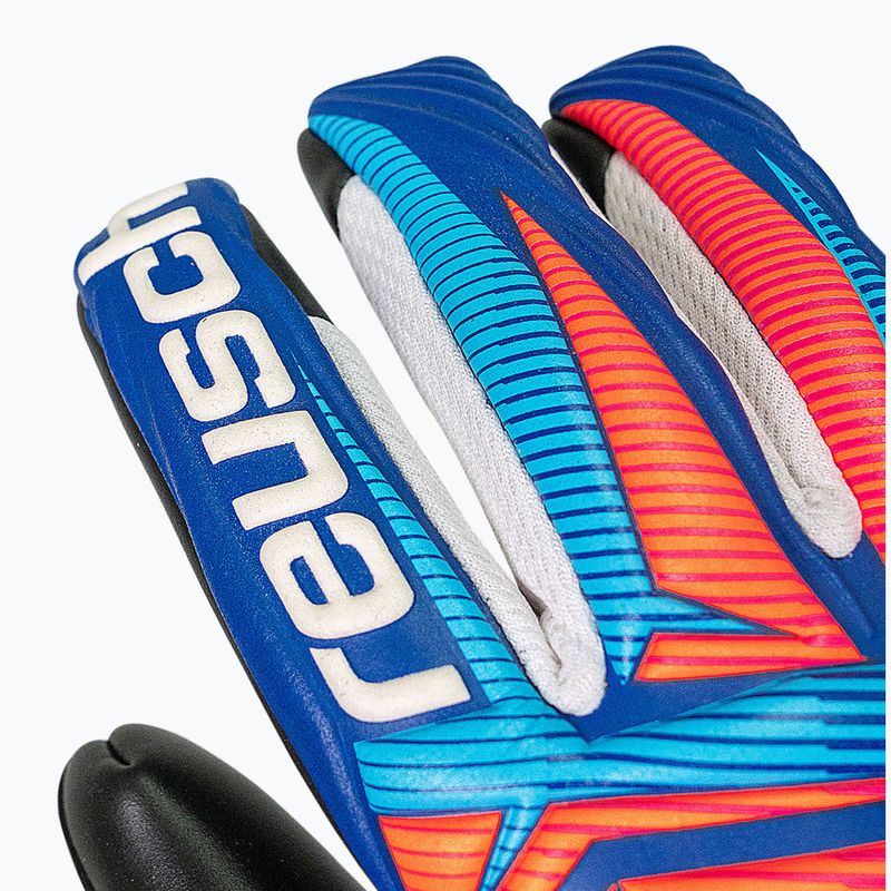Goalkeeper gloves Reusch Attrakt Infinity Evolution NC sharp blue/shocking orange/black 5