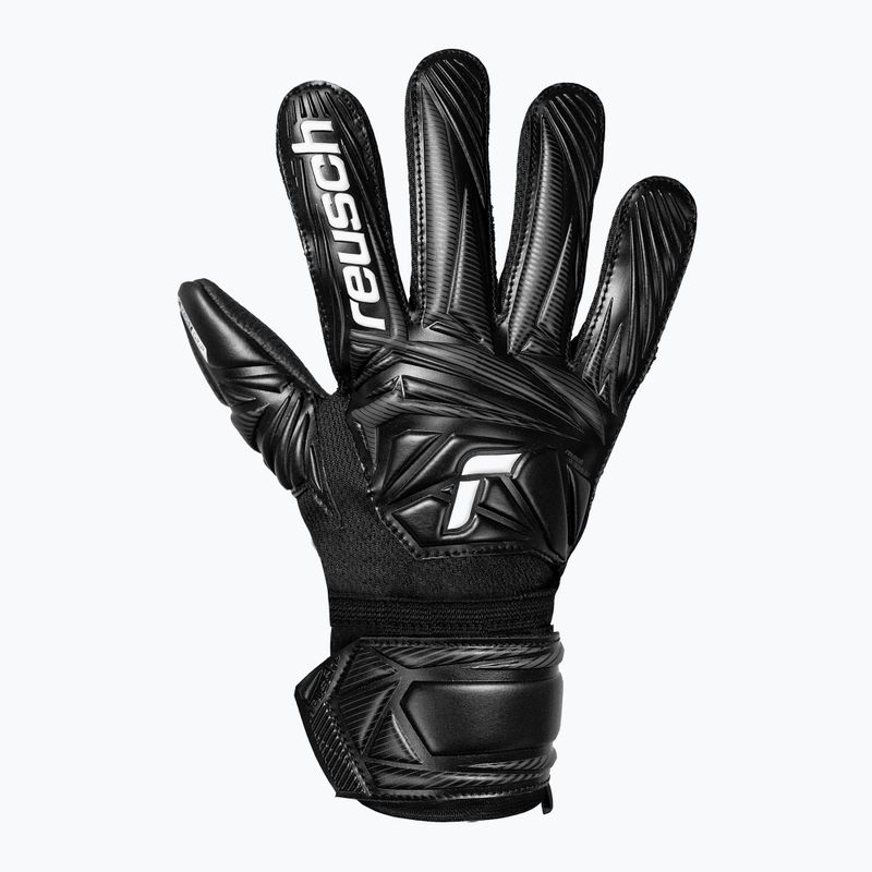 Goalkeeper gloves Reusch Attrakt Resist 5670615 black 2