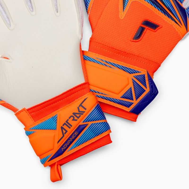 Goalkeeper gloves Reusch Attrakt Advance shocking orange/blue 5