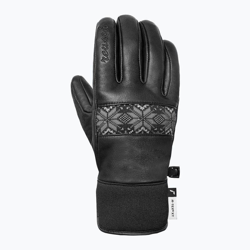 Women's ski gloves Reusch Charlize R-Tex XT black/steel gray/silver 2