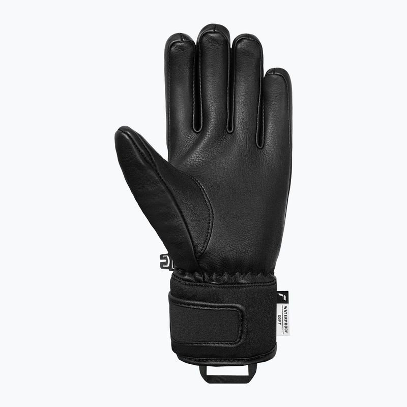 Women's ski gloves Reusch Charlize R-Tex XT black/steel gray/silver 3