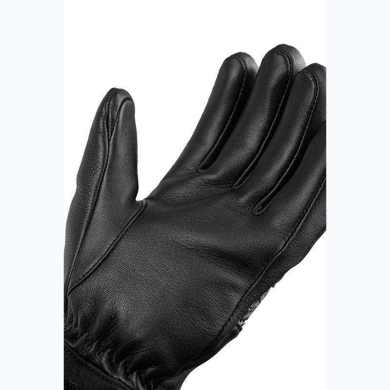 Women's ski gloves Reusch Charlize R-Tex XT black/steel gray/silver 6