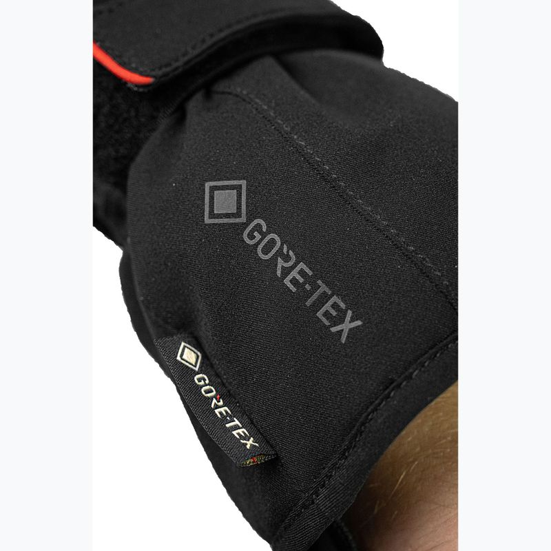 Ski gloves Reusch Morris GORE-TEX black/fire red 7