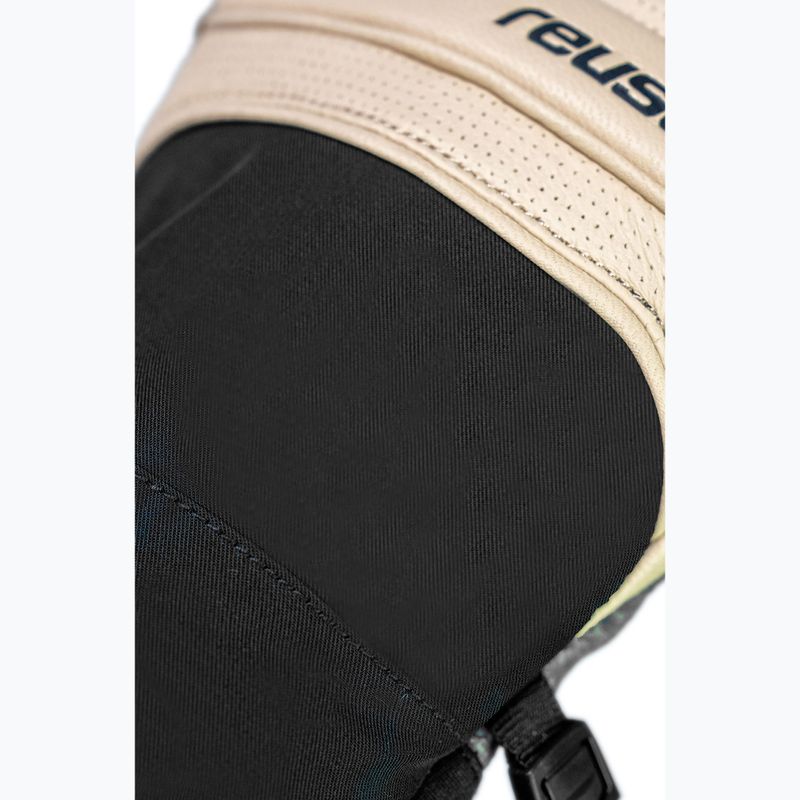 Ski gloves Reusch Alpine Heritage tan / black 5
