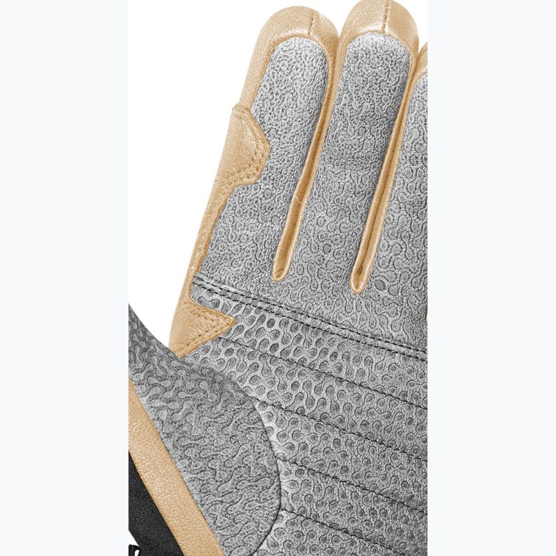 Ski gloves Reusch Alpine Heritage tan / black 6