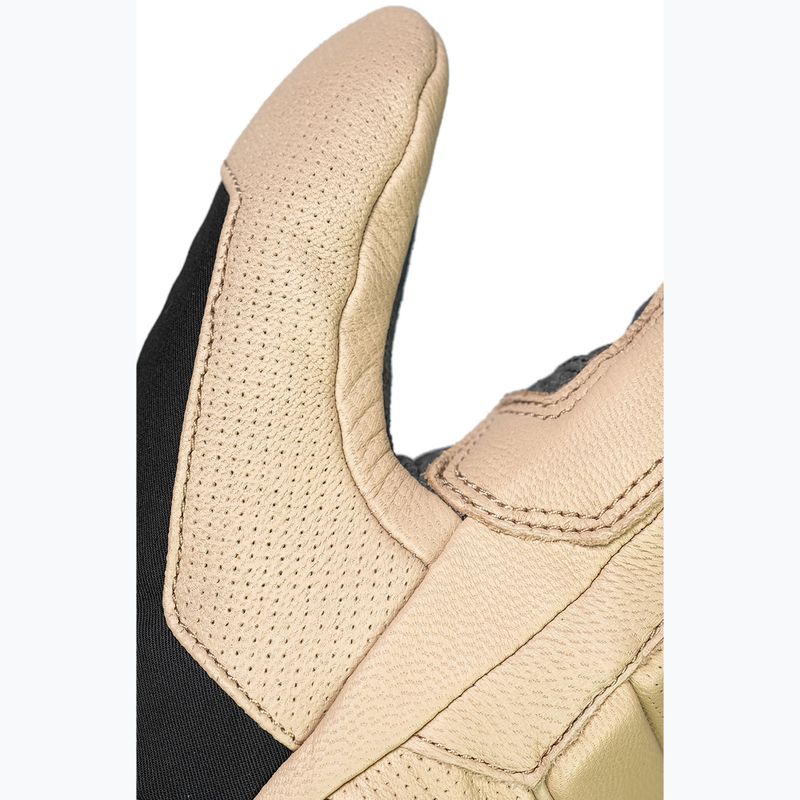 Ski gloves Reusch Alpine Heritage tan / black 7