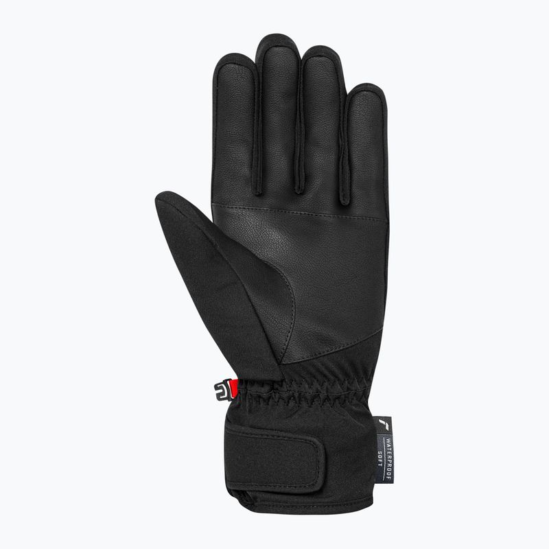Ski gloves Reusch Speedster R_Tex XT black/fire red 3