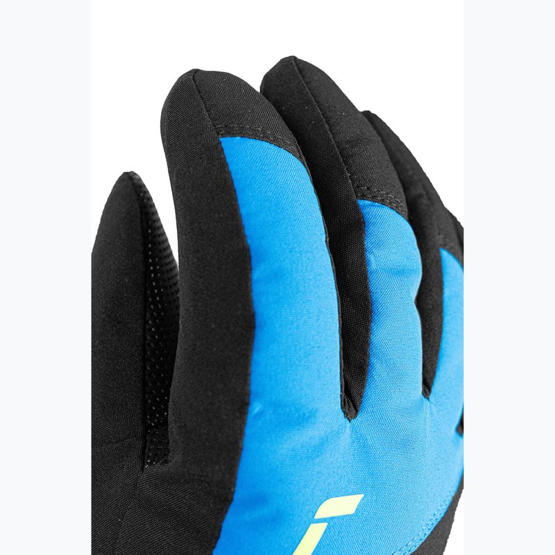 Children's ski gloves Reusch Wonder R-TEX® XT Junior blck/bril blu/safety yell 4