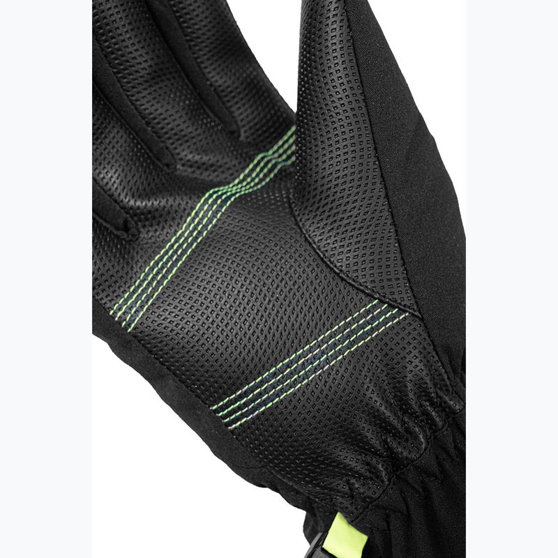 Children's ski gloves Reusch Wonder R-TEX® XT Junior blck/bril blu/safety yell 7