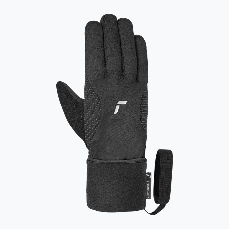 Ski gloves Reusch Fabio Stormbloxx Touch-Tec black/silver 2