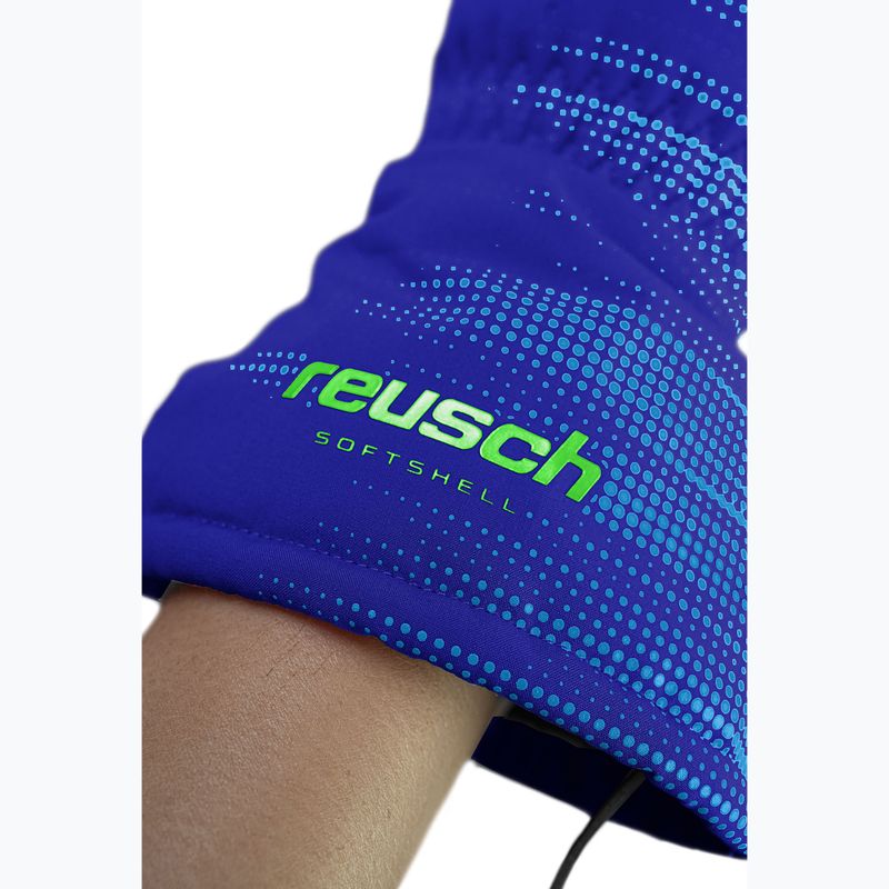 Children's ski gloves Reusch Maxi R-Tex XT Mitten surf the web/green gecko 7