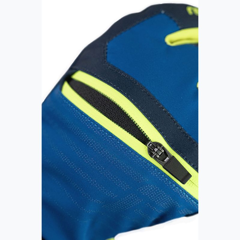 Children's ski gloves Reusch Leo R-Tex XT black/imperial blue/safety yellow 5
