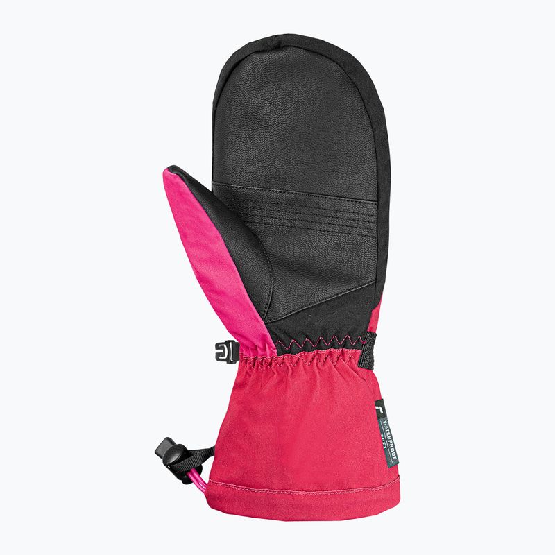 Children's ski gloves Reusch Lan R-Tex XT Mitten cerise/pink glo 3