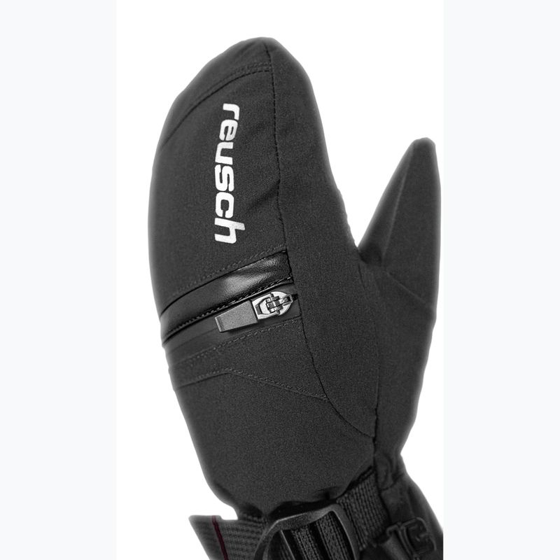 Children's ski gloves Reusch Lan R-Tex XT Mitten black/silver 4