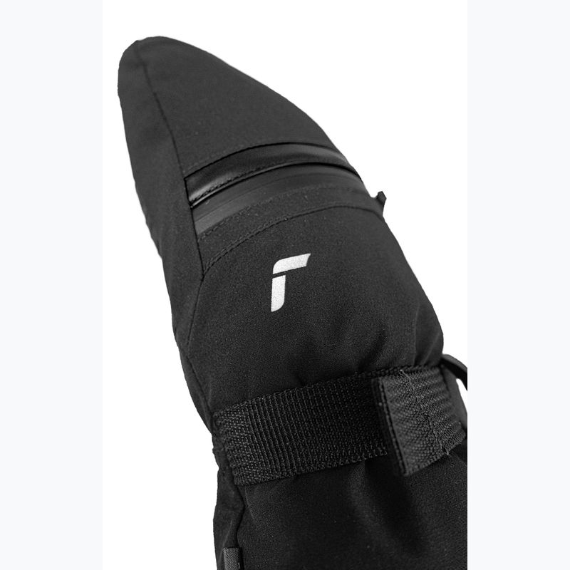 Children's ski gloves Reusch Lan R-Tex XT Mitten black/silver 5