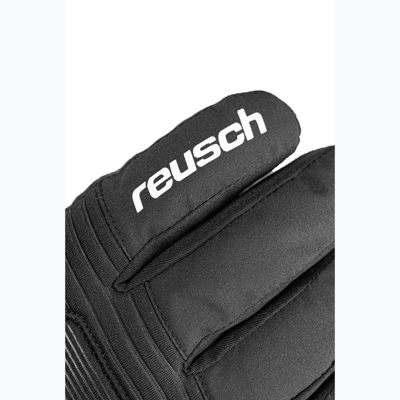 Children's ski gloves Reusch Rocket GORE-TEX black/white 4