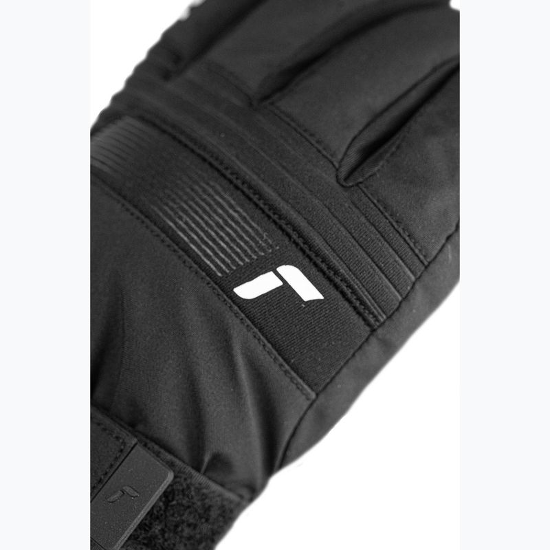 Children's ski gloves Reusch Rocket GORE-TEX black/white 5