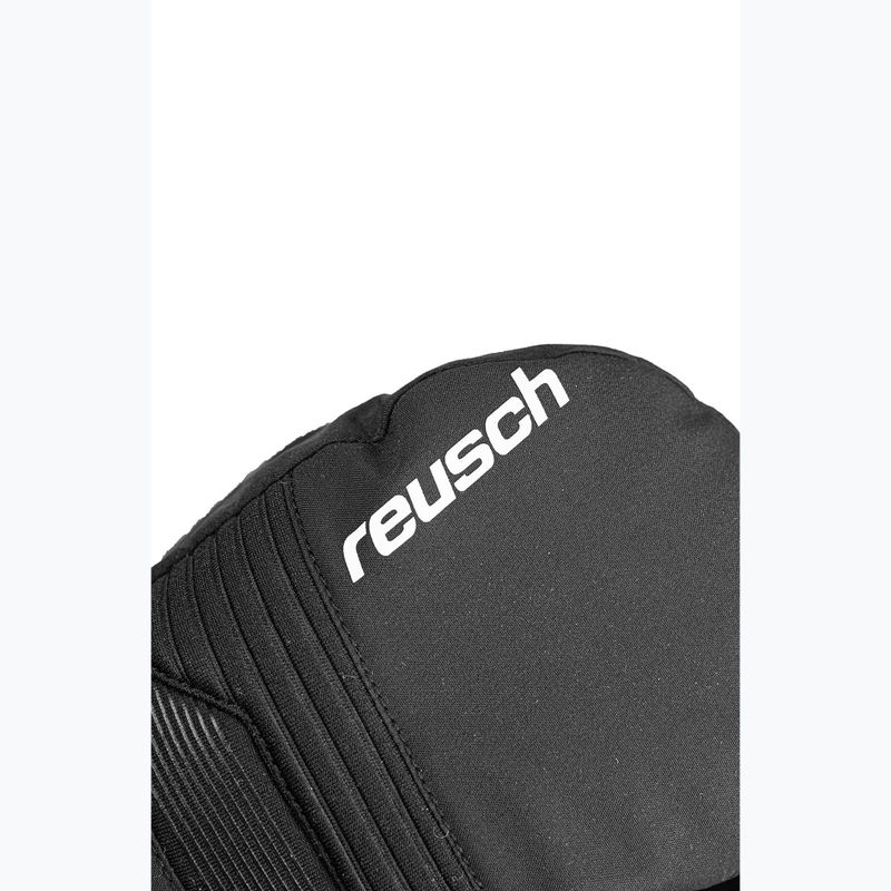 Children's ski gloves Reusch Rocket GORE-TEX black/white 4