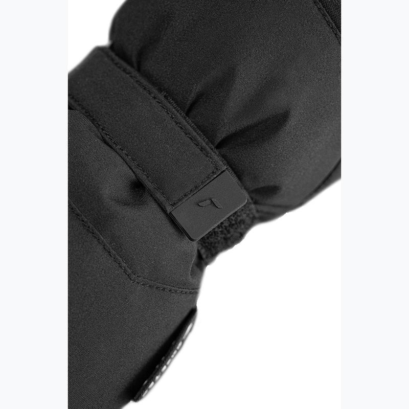 Children's ski gloves Reusch Rocket GORE-TEX black/white 6