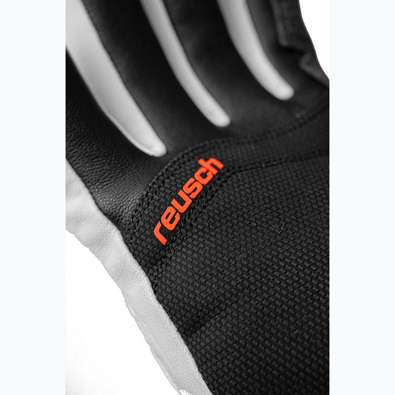 Ski gloves Reusch Speed Project white/dress blue 7