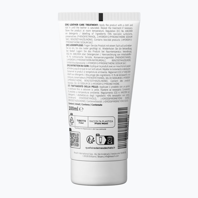Grain leather waterproof spray Reusch Leather Care 100 ml black/white 2