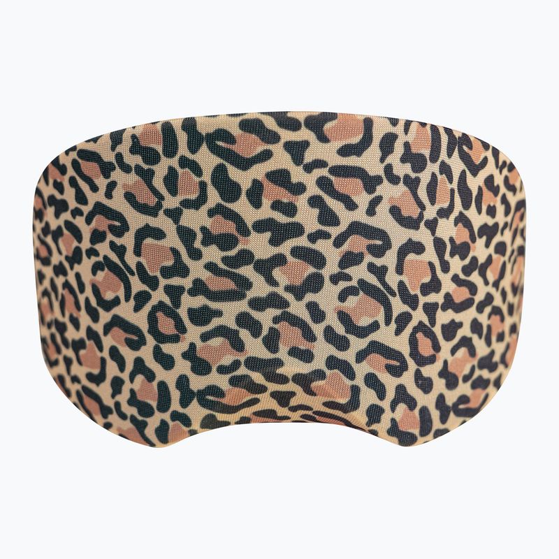 Goggle case Reusch Goggle Cover beige leopard 3