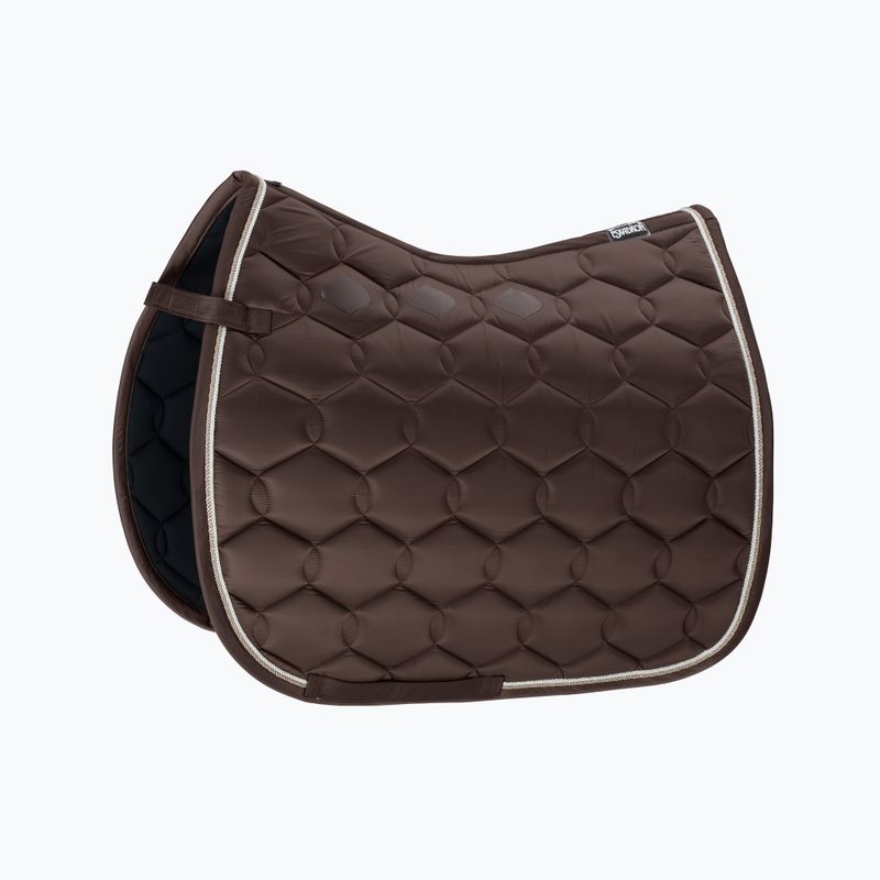 Eskadron Glossy Wave Contrast brown horse cap 218500444080