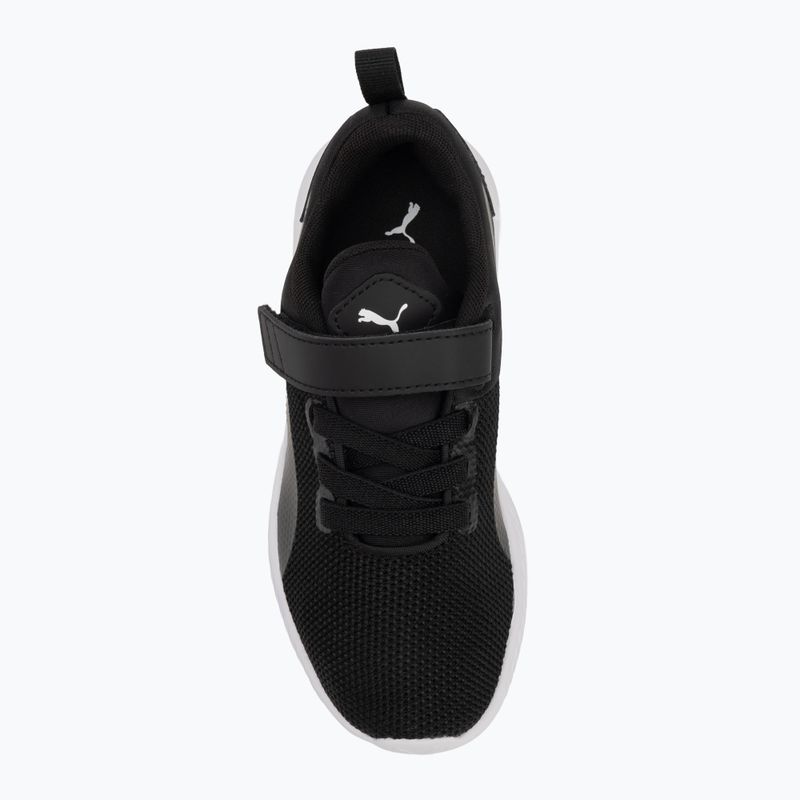 PUMA Flyer Runner V PS children's shoes puma black / puma white 5